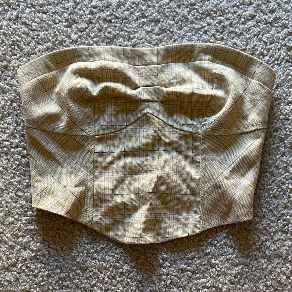 Free people bustier crop top sz XS